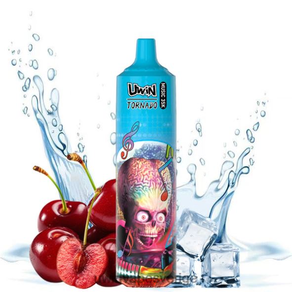 Uwin Vape Lagra JX82XT21 UWIN CRYSTAL 35k engångsvape körsbärs is
